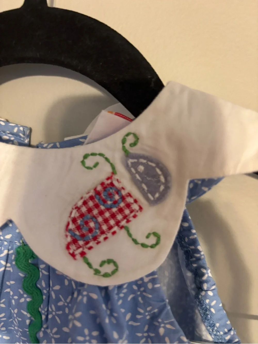 Vintage Sweet Potatoes bubble romper - 9m